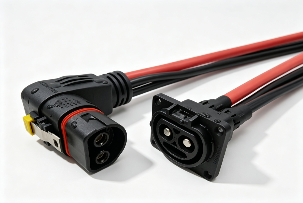 Electric motorcycle 2+6 charging and discharging cables