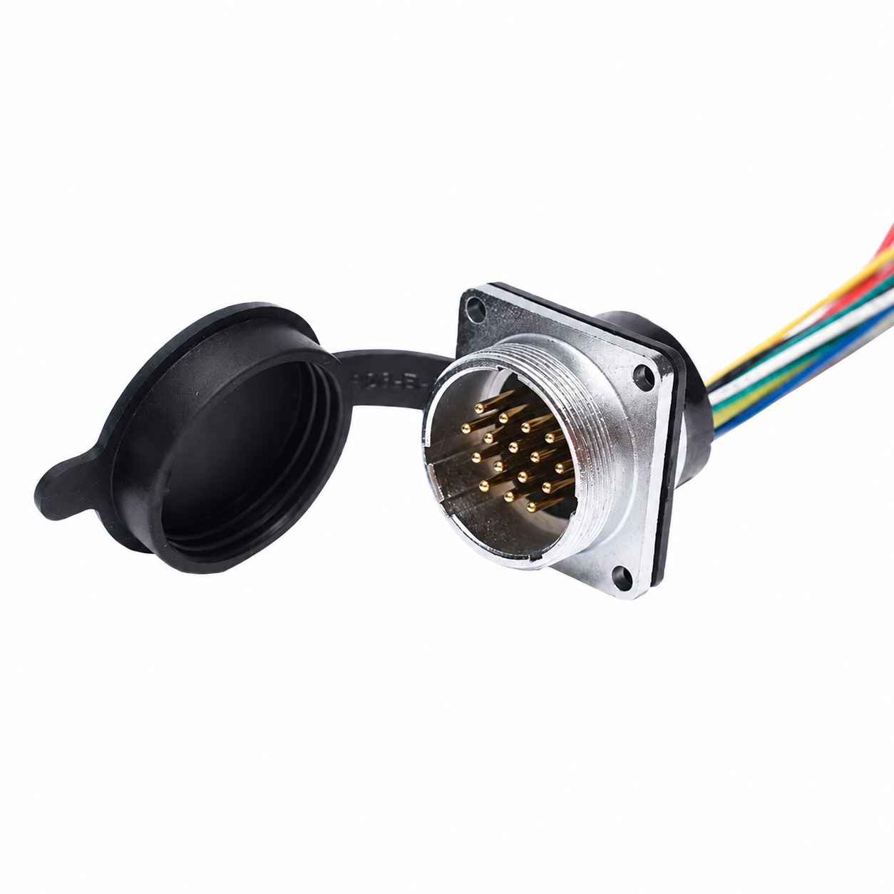 Custom 16-pin aviation connector wiring harness