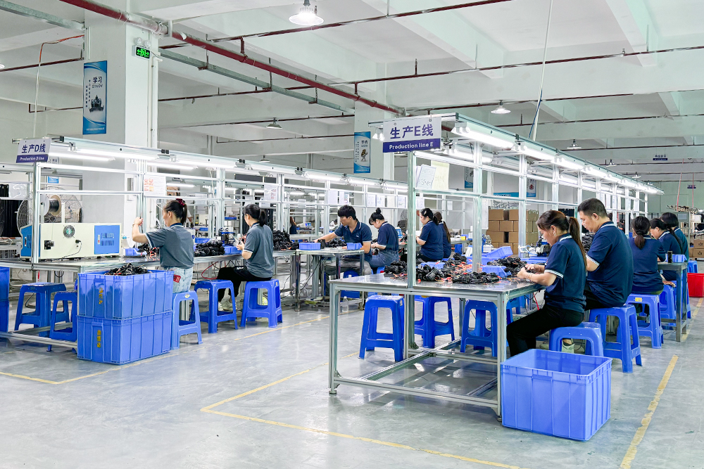 Wire harness production workshop from XSD's supplied company profile